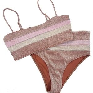 Elysiian Metallic Sparkle Pixie Bikini